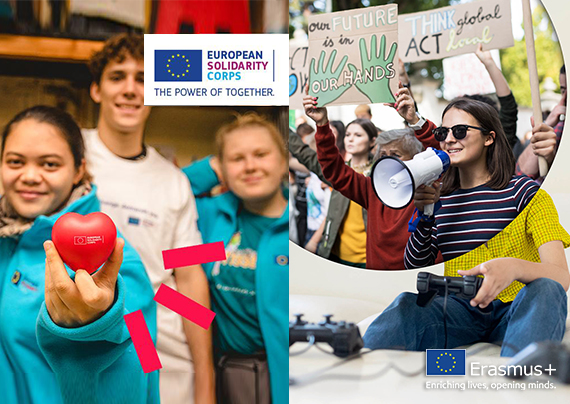 ESC&Erasmus+Youth Info Day Visual