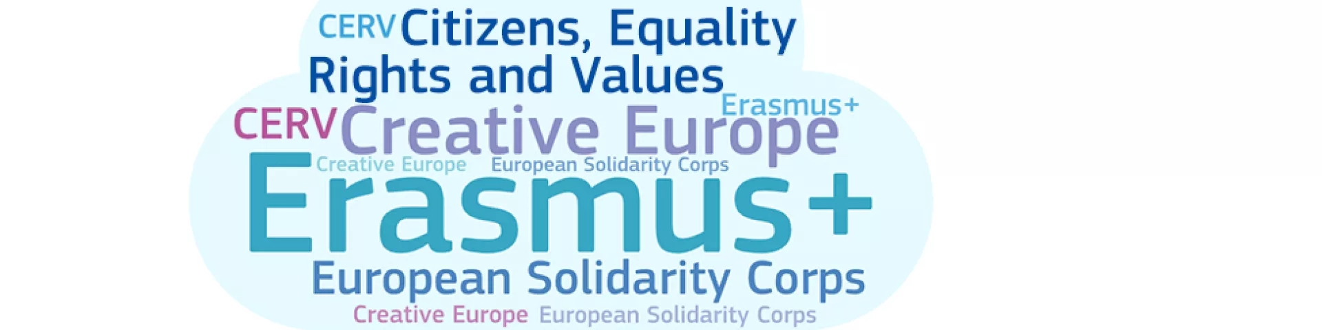 banner image with the new programmes names