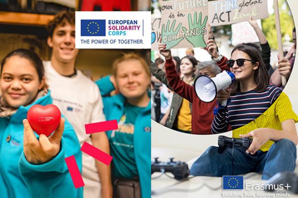 ESC&Erasmus+Youth Info Day Visual